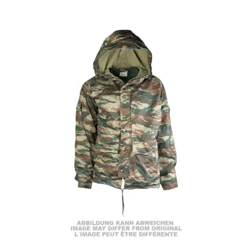 GREEK CAMO PARKA W/LINER USED